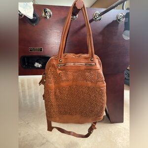 Errelleventidue Italian Genuine Leather Handbag Hand Made In Italy. New W/tags